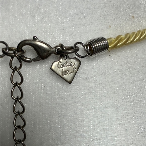 Cookie Lee Yellow and Silver Necklace - Picture 2 of 3